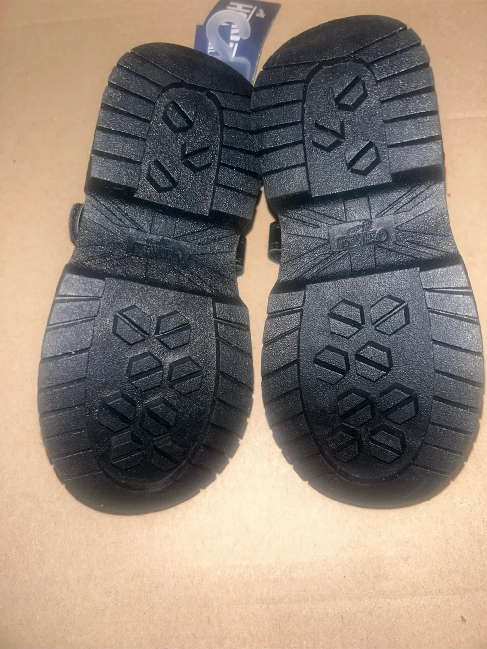 OshKosh Toddlers Girls Black Patent Mary Jane Dress Shoes Wipe Clean Size 6
